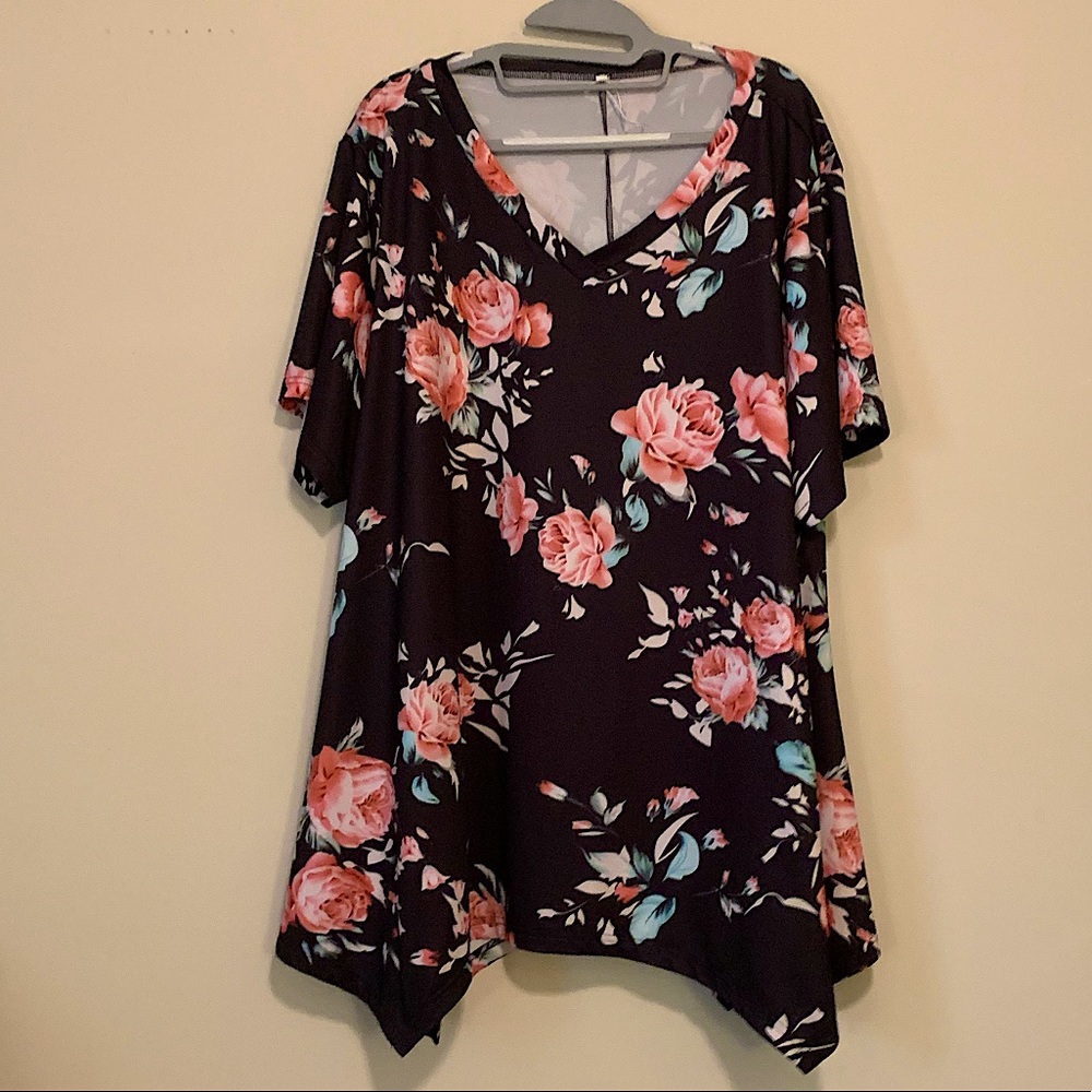 Shiaili 3X Floral Top
